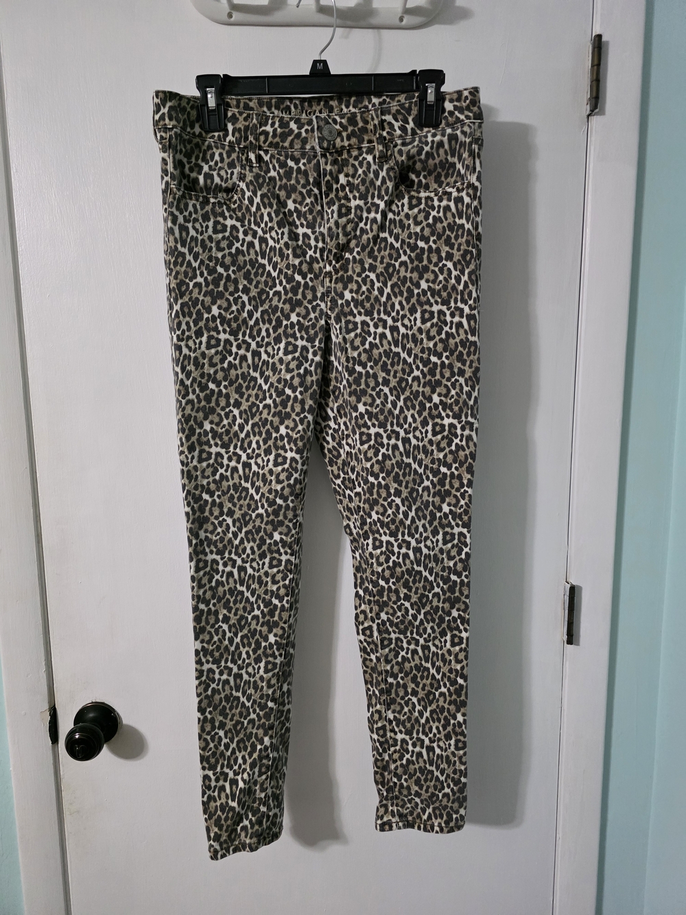 American Eagle Leopard Print Women's Skinny Jeans